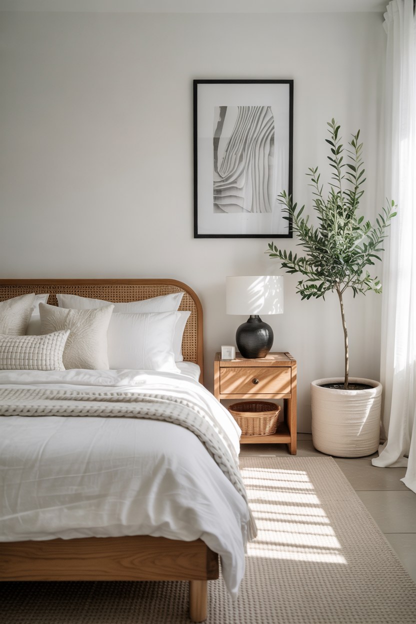 5 Steps Creating Cozy Bedroom Design with Natural Light and Plants
