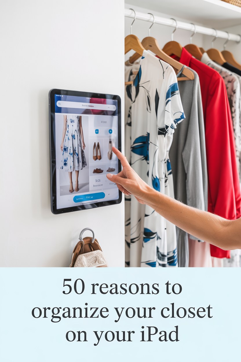 Digital Closet Organization: Smart iPad Wardrobe Management System