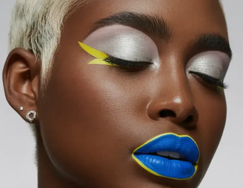 Stop making this yellow winged eyeliner mistake | bold editorial makeup tips